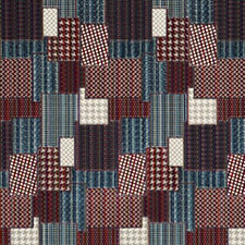 Bohemian Patchwork Indigo/Red SKU FD747-G103